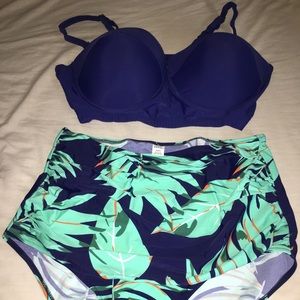 Two Piece High Waisted Bikini